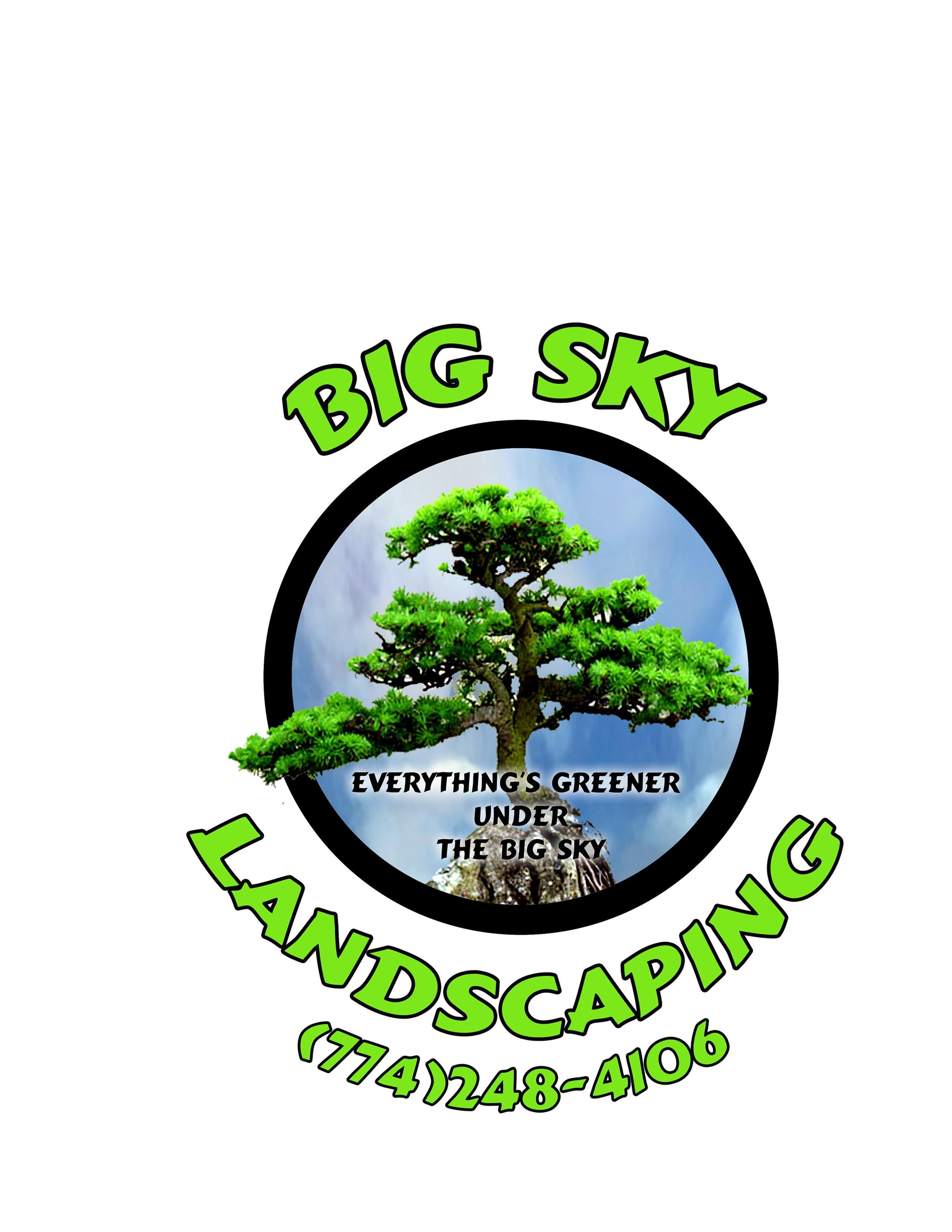 Logo for Big Sky Landscaping MA